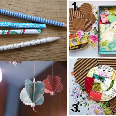 Quick and easy ways to use up paper scraps