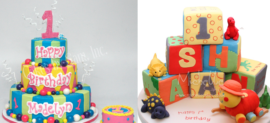 Super Cute First Birthday Cakes, Boys and Girls