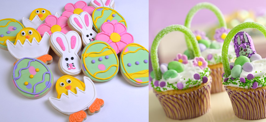 Easter cookies and cupcakes idea gallery