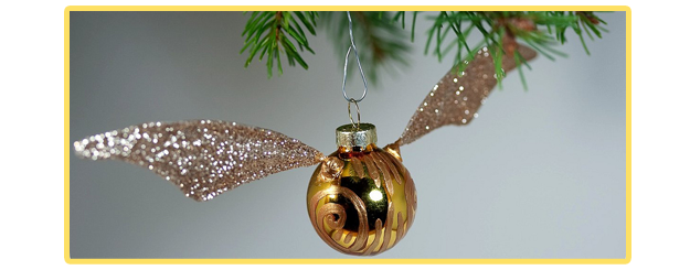 Make a Golden Snitch Ornament {tutorial}