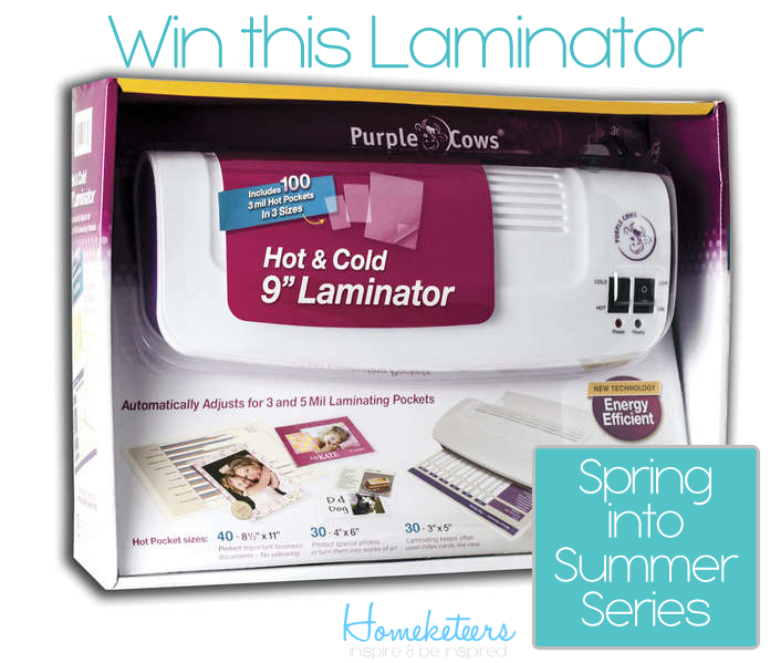 Win a Purple Cows Laminator – Spring into Summer Series
