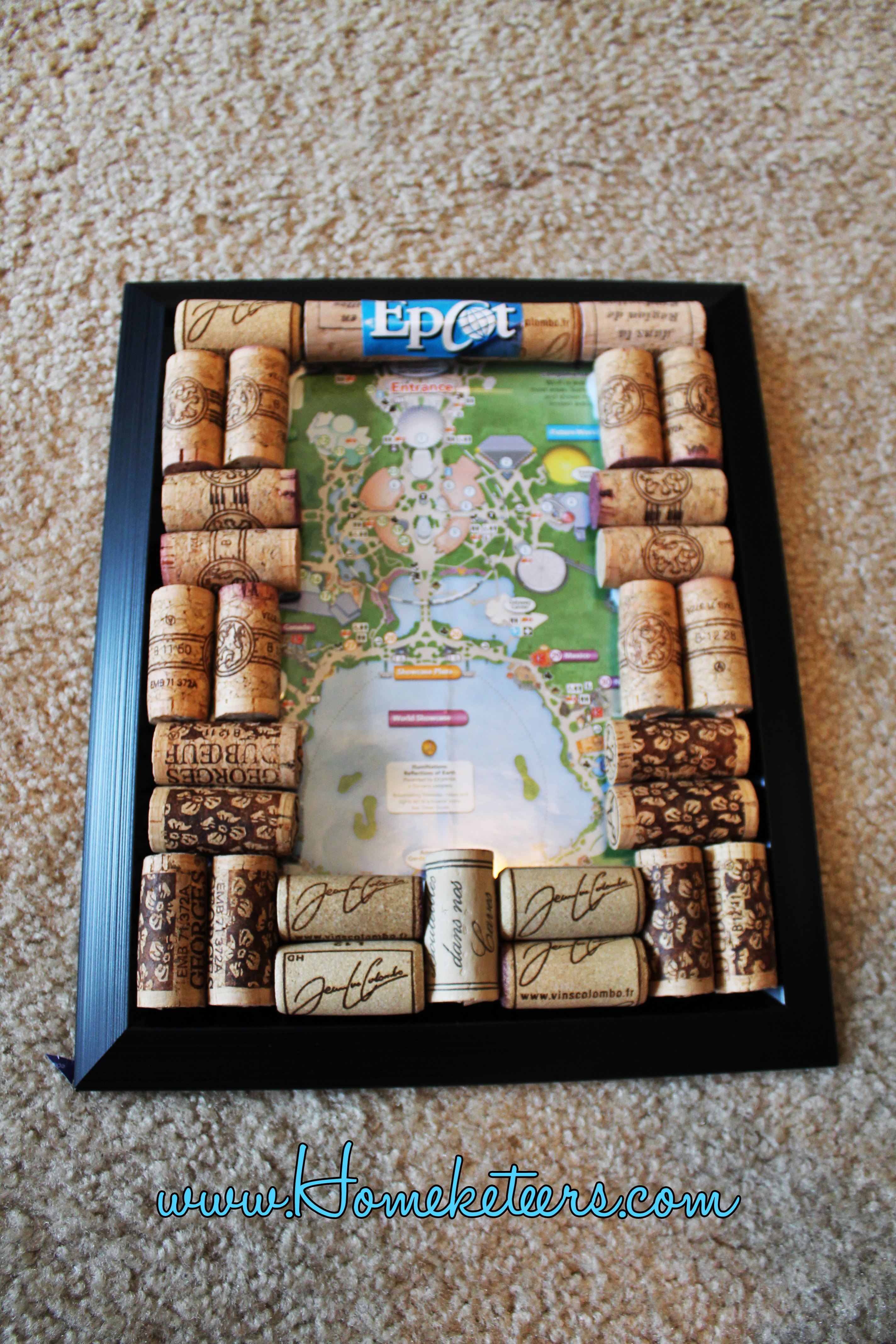 How to Make a Cork Board for Pinning WDW Trading Pins