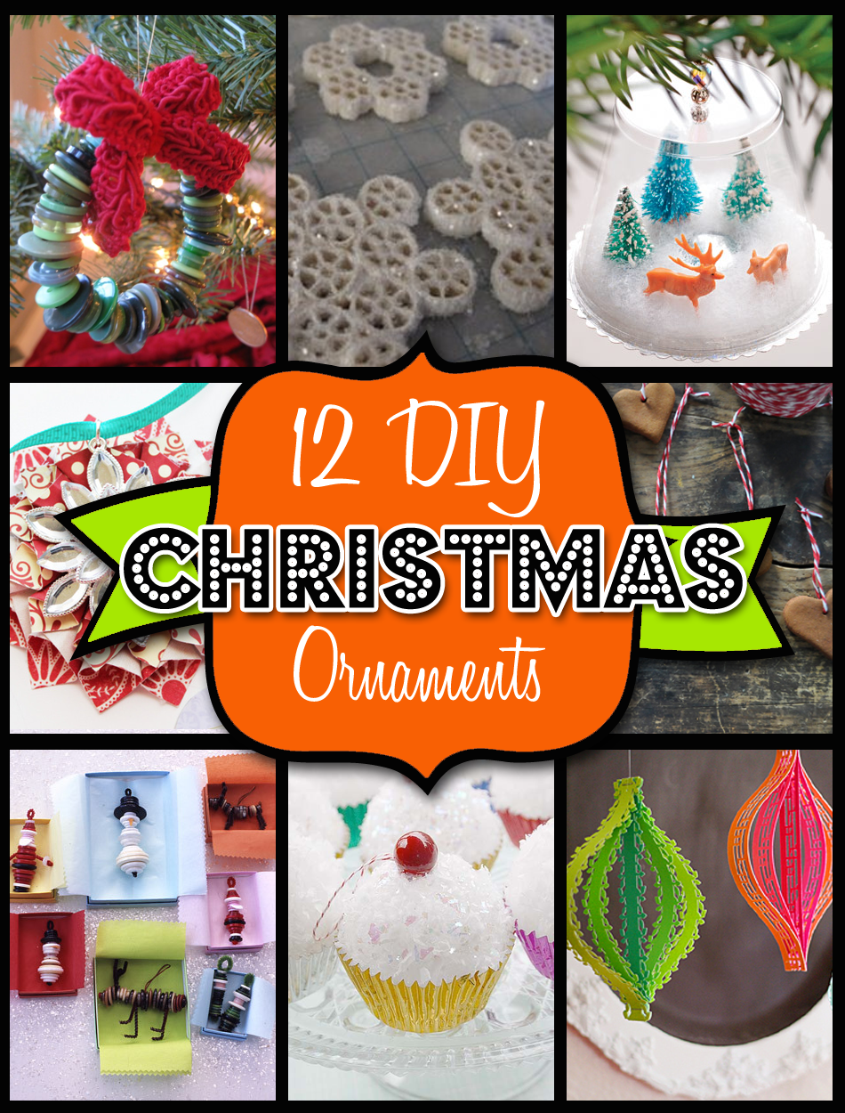 12 DIY and Crafty Christmas Ornaments