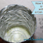 How to remove the top of a can without a Can Opener ~ #EmergencyPreparedness #Survival #Camping