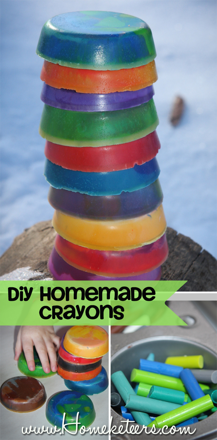 DIY Homemade Crayons for Toddlers