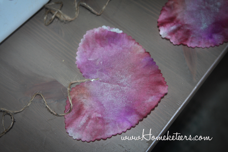 Valentine's Day Decor using Alcohol Inks - 3 Ways - Tutorial Paper Hearts