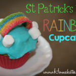 St Patrick's Day Rainbow Cupcakes