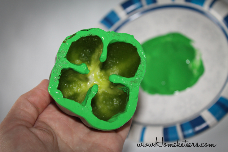 DIY St. Patrick's Day Fun Toddler Painting Activities  Pepper Stamp