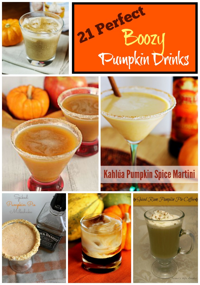 21 Perfect Boozy Pumpkin Drinks