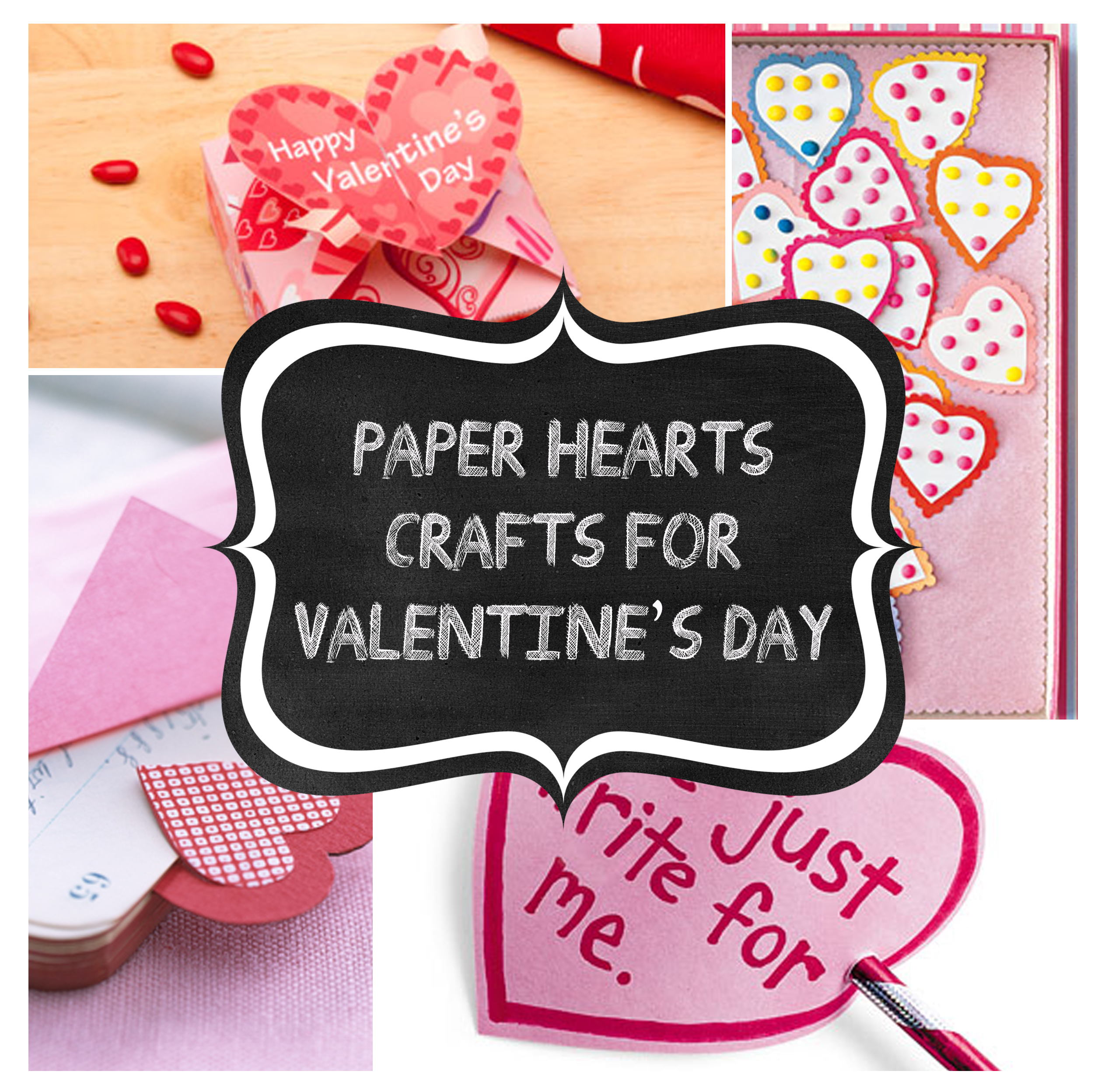 Paper Heart Crafts for Valentine’s Day