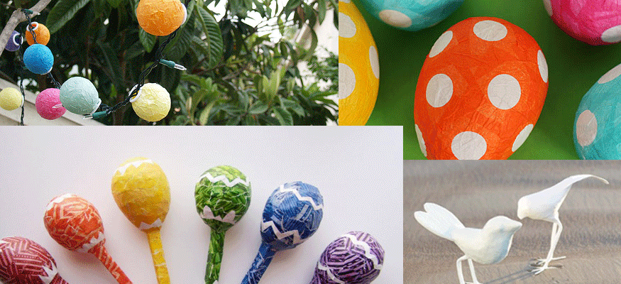Amazing things to make with paper mache!