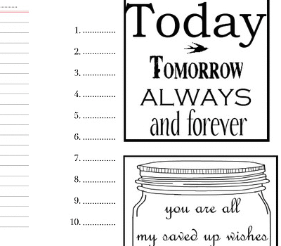 Free Printables for Scrapbooking