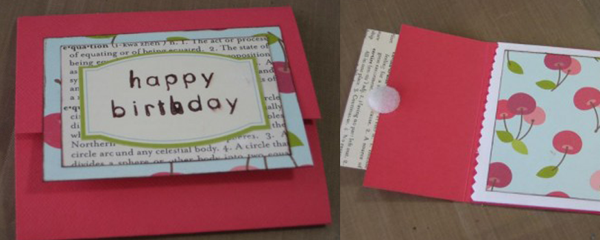 How to make a quick and easy gift card holder