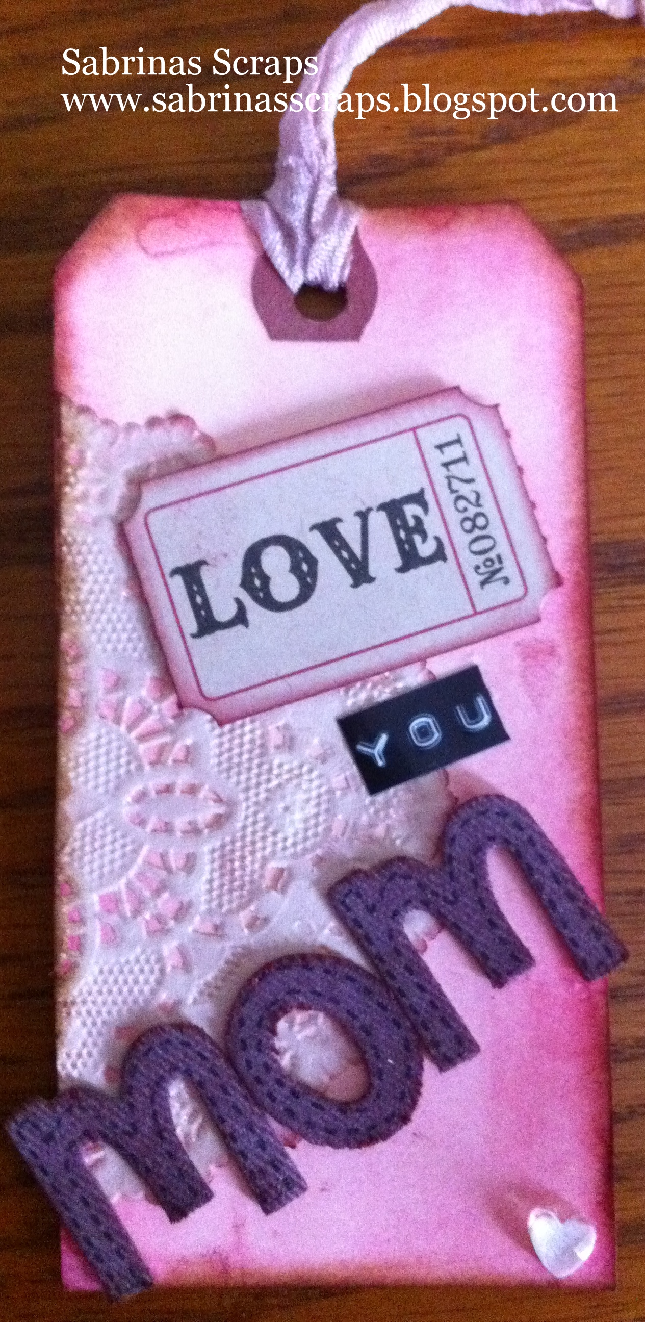 Mothers Day Tag and Notebook