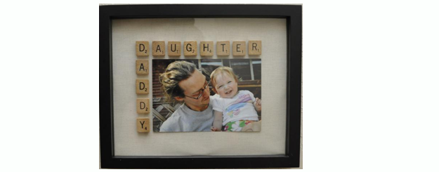Daddy Daughter Scrabble Frame {tutorial}