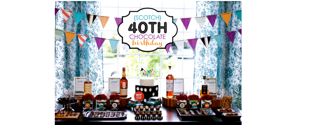 Scotch & Chocolate 40th Birthday Party