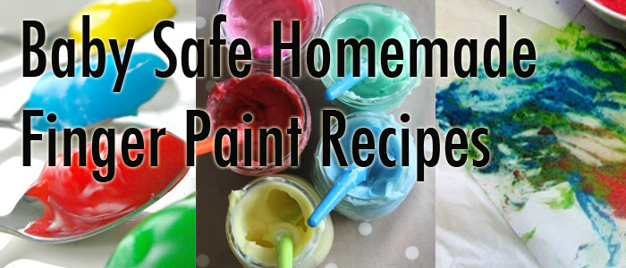 Recipes for Baby Safe Finger Paints