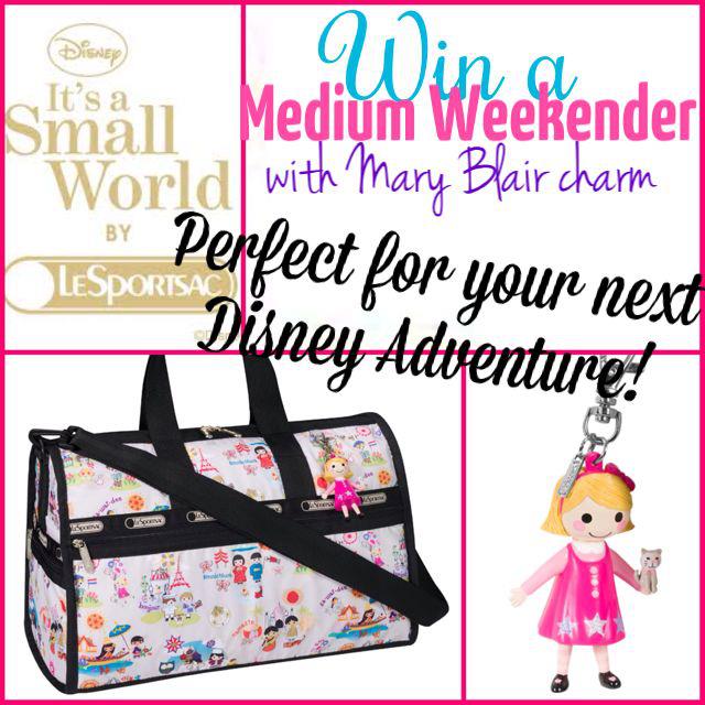 LeSportSac It’s a Small World Medium Weekender Giveaway!