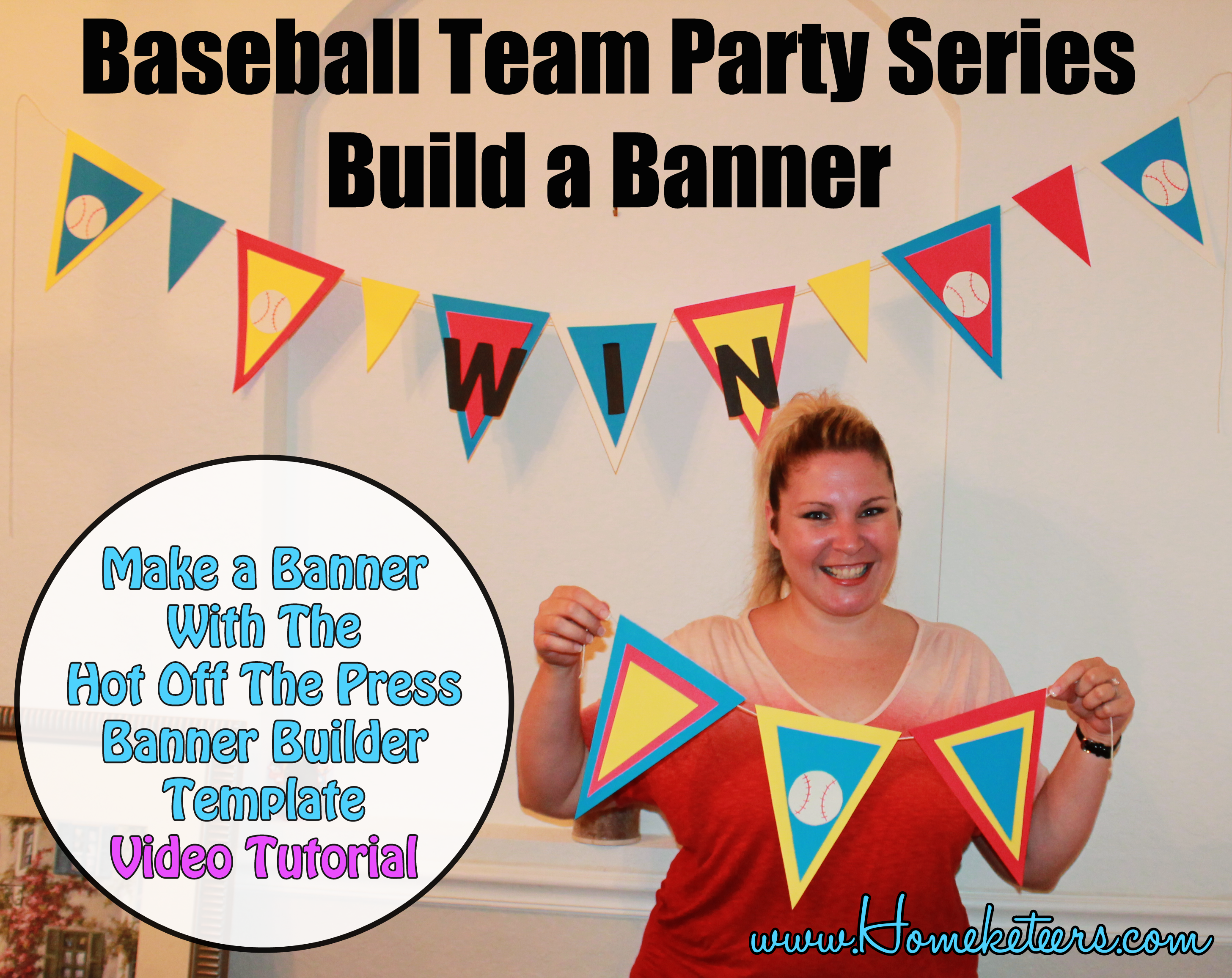 Baseball Themed Party – Build a Banner