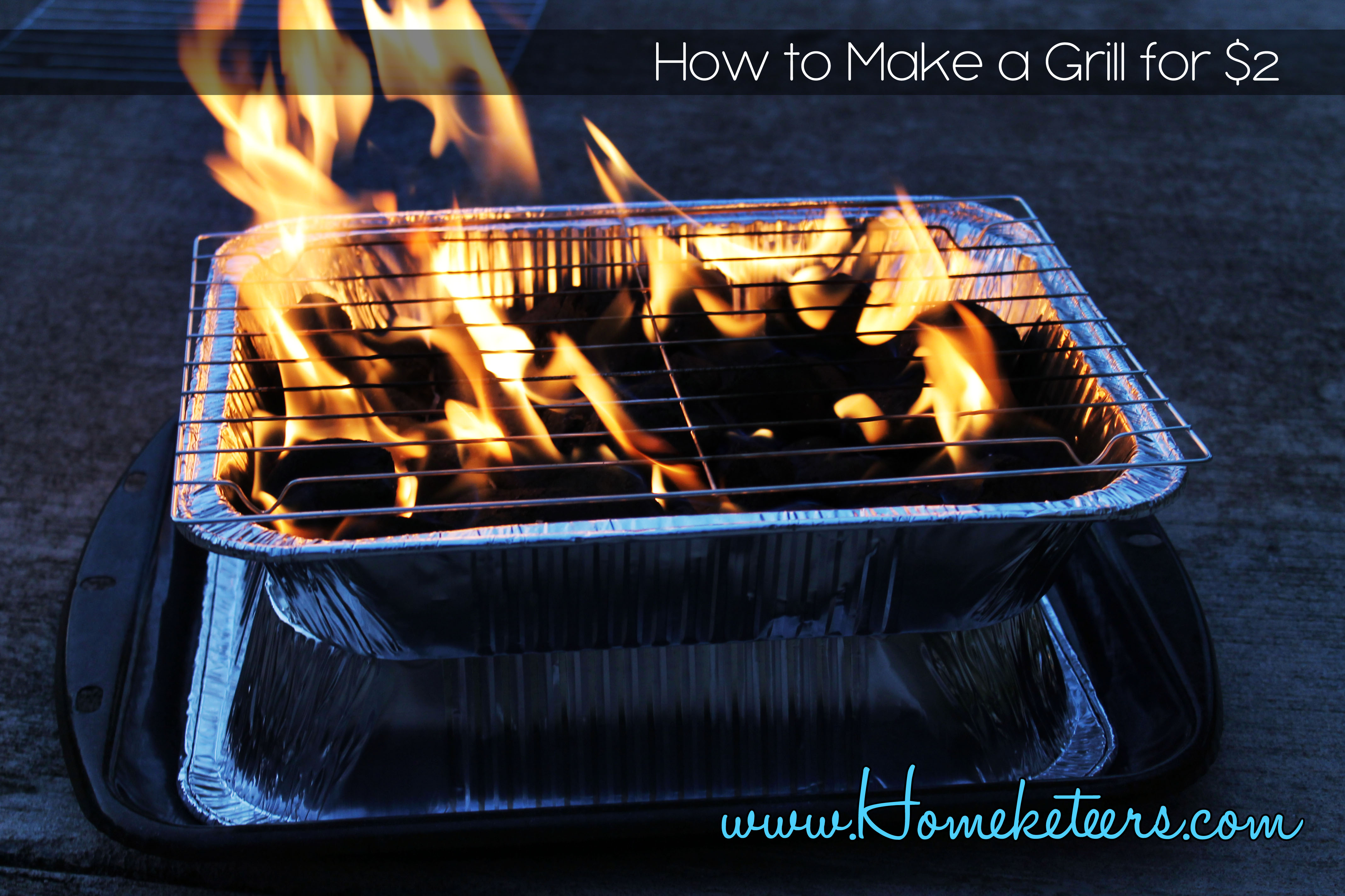How to Make a Grill for $2, yes TWO dollars!