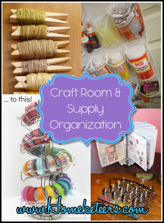Organize your Craft Room and Craft Supplies With These Ideas