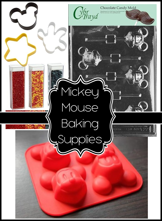 Mickey Mouse Cake Decorating, Candy Making and Baking Tools for CHEAP