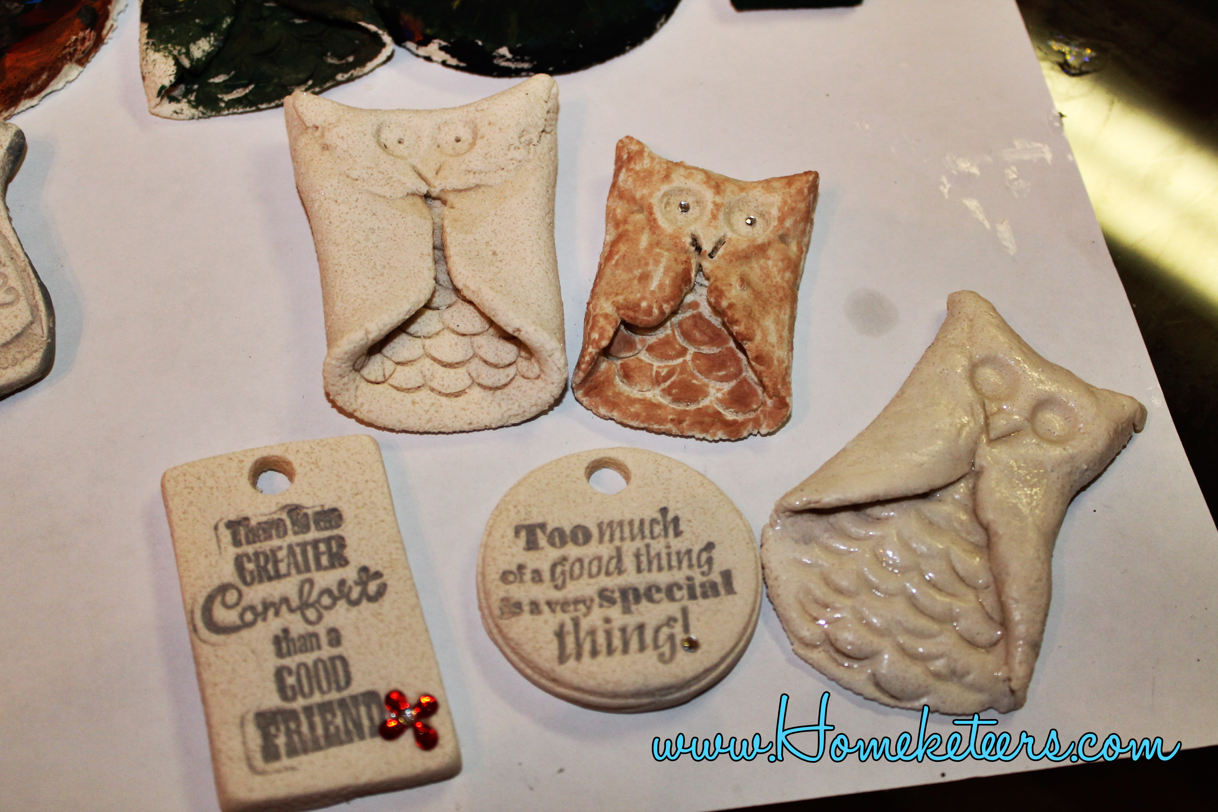 Simple Salt Dough Ornaments – Owl Tutorial Too