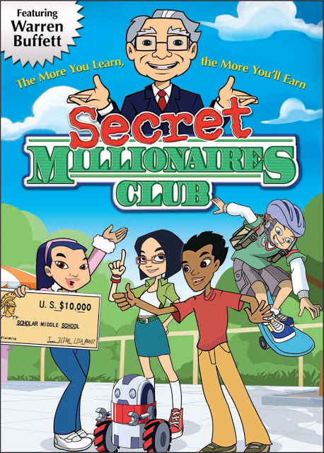 Secret Millionaires Club ~ Warren Buffet Teaching Kids to Invest and Save