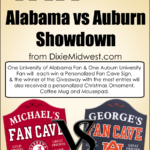 Alabama v Auburn Fan Giveaway #Win #Giveaway #CrimsonTide #Tigers #RollTide