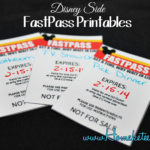 Show Your Disney Side with FastPass Printables #DisneySide