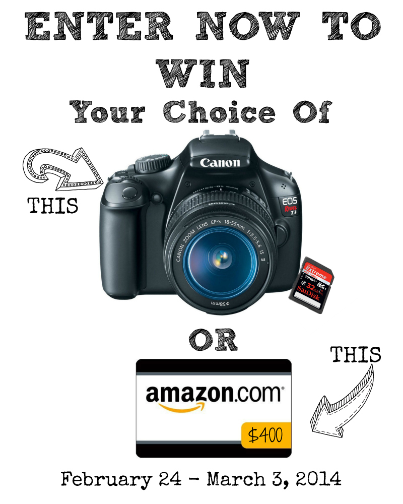 We are Giving Away a Canon Rebel DSLR T3