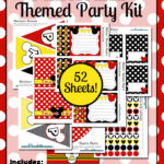 HUGE Mickey Mouse Printables Party Pack