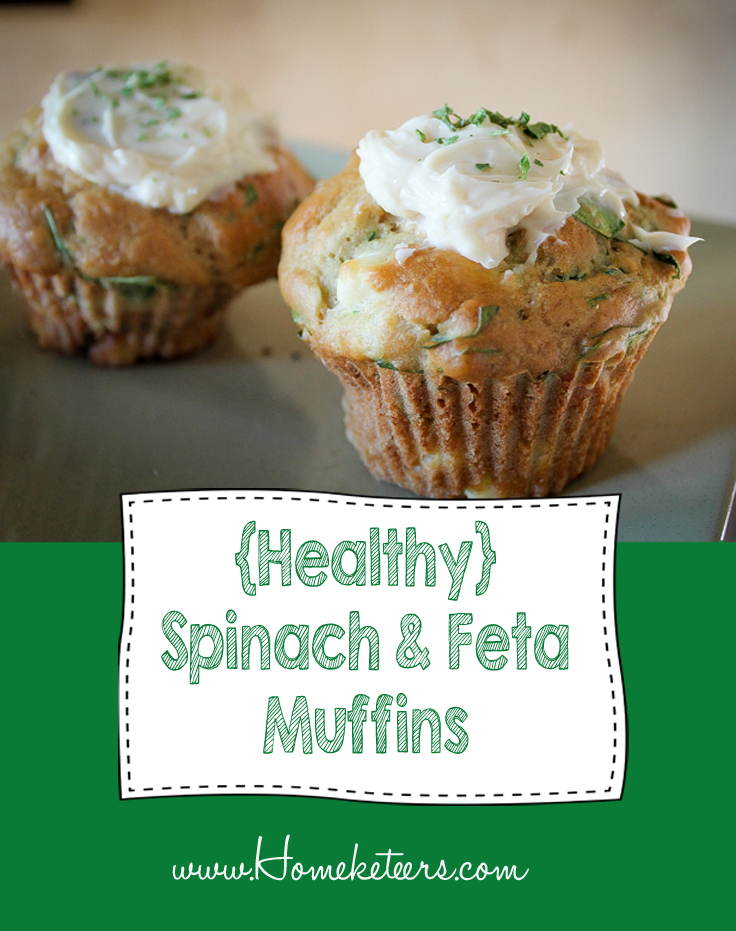 Spinach and Feta Muffins {Healthy Recipe} St Patrick’s Day
